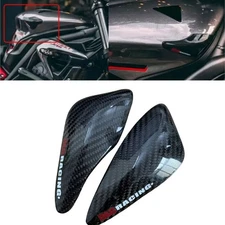 For Triumph Street Triple 765/S/R/RS Real Carbon Fiber Fuel tank Slider cover 