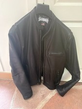 Preços baixos em Jaqueta Motoqueiro SCHOTT Preto Casacos, jaquetas