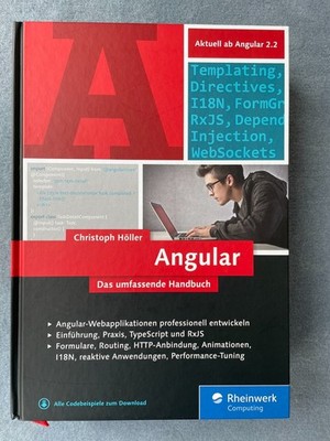 Angular, Das umfassende Handbuch zum JavaScript-Framework, 2017, gebunden, neu