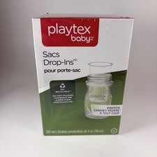 Playtex Baby Nurser Disposable Drop-Ins Liners 4oz 100 Count Pre-Sterilized