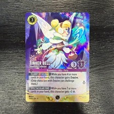 Lorcana English Version Tinkerbell SCS Top Prize Promo Enchanted Edition