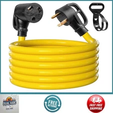 30 Amp 10FT RV Extension Cord with Grip Handle, Waterproof, Power Organizer