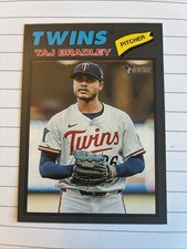 2026 Topps Heritage - Taj Bradley #38 Dark Gray Border