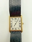 Vintage Seiko Tank Watch 1980-83, Unisex 25mm 2620-5589 Runs New Battery Gold T2