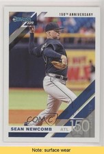 2019 Panini Donruss 150th Anniversary 107/150 Sean Newcomb #117 READ sh7