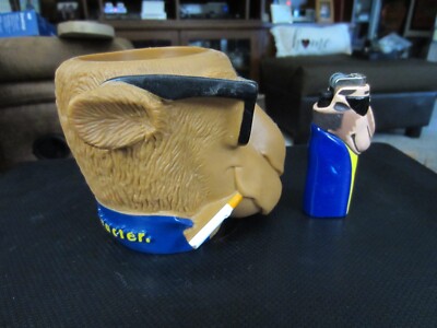 1991 Joe Cool Camel Beer Can Holder Koozie & Joe Cool Camel