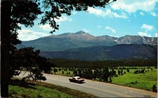 Rocky Mountain National Park Long's Peak CO Beaver Meadows Postcard used 1971