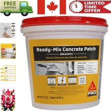 Durable Gray Acrylic Concrete Patch - Ready-Mix for Easy Surface Repairs