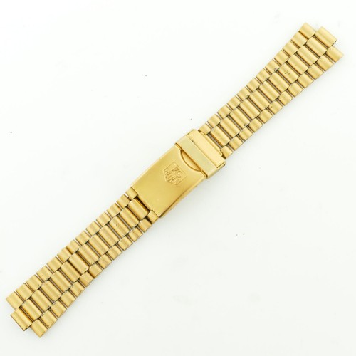 TAG HEUER 2000 SERIES 368/3 18K GOLD PLATED S.S. MENS FULL BRACELET - Picture 4 of 5