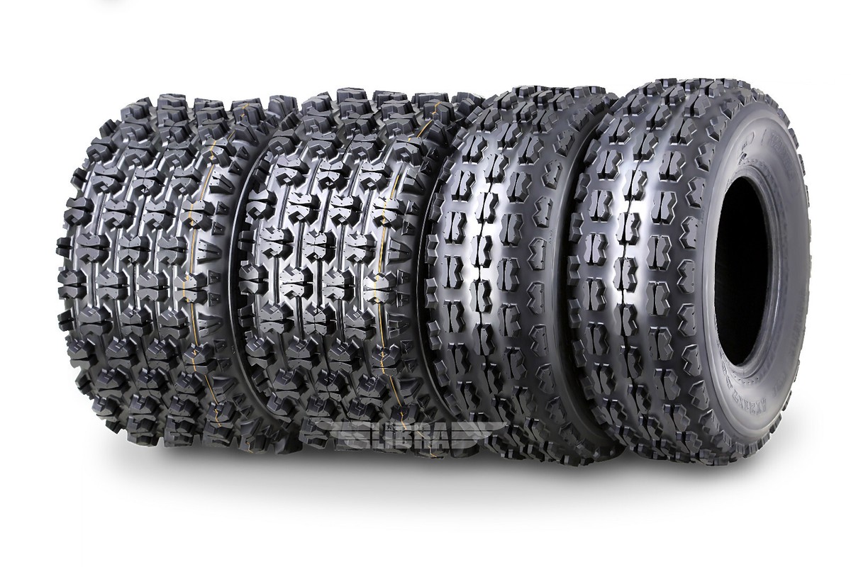 Set 4 Wanda ATV tires 21x7-10 & 22x11-9 87-93 Suzuki Quadrunner