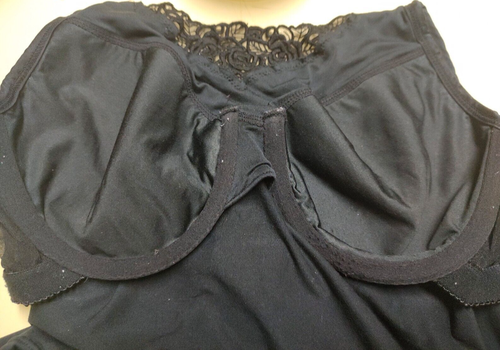 Women's Basic Black Cami Tank Top w/Built in Bra size XS #WX - Picture 3 of 3