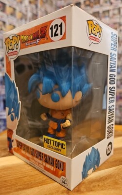 DBZ Super Saiyan God Goku Blue #121 Hot Topic Exclusive Vaulted