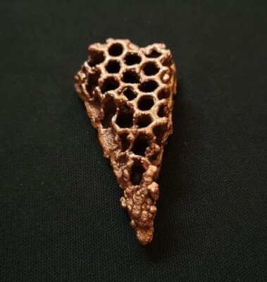 Southern Sandcast Copper Hornet Nest Pendant