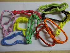 Friendship adjustable bracelets Colorful Rope Orange Red Yellow pink black Green