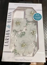 NEW CARSON & QUINN CASE FOR IPHONE 13 6.1" - Floral Flakes
