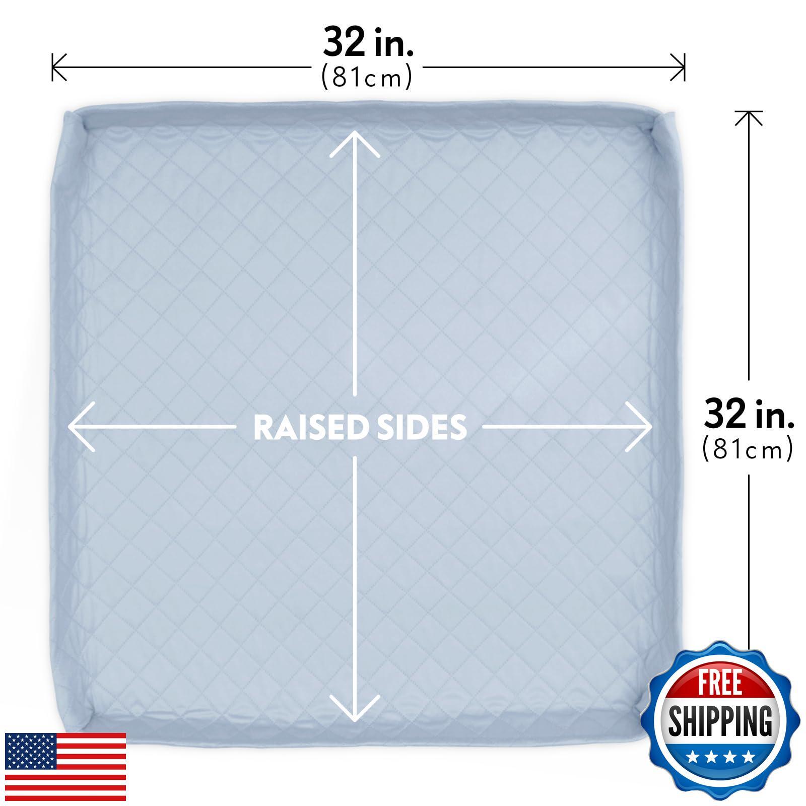Paw Inspired Critter Box Dog Pad | Large Reusable Puppy Pad with Raised Sides