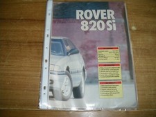 ESSAI DETAILLE..............ROVER 820 Si ........................