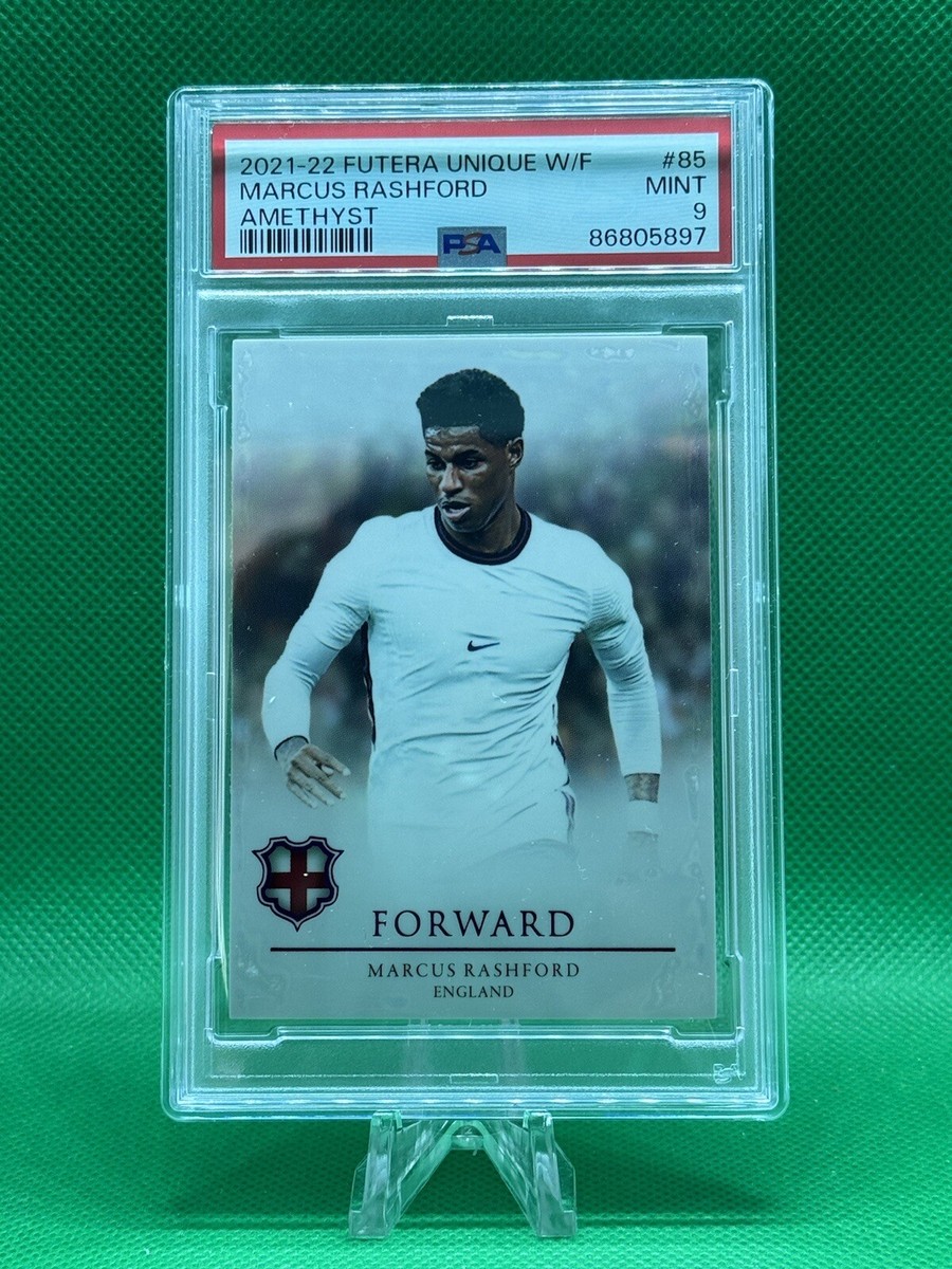 MARCUS RASHFORD 2021-22 Futera Unique AMETHYST #/60 PSA 9