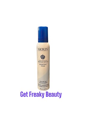 6.8 oz. Nioxin Volumizing Reflectives Bodifying Foam / Mousse. 200ml. NEW.