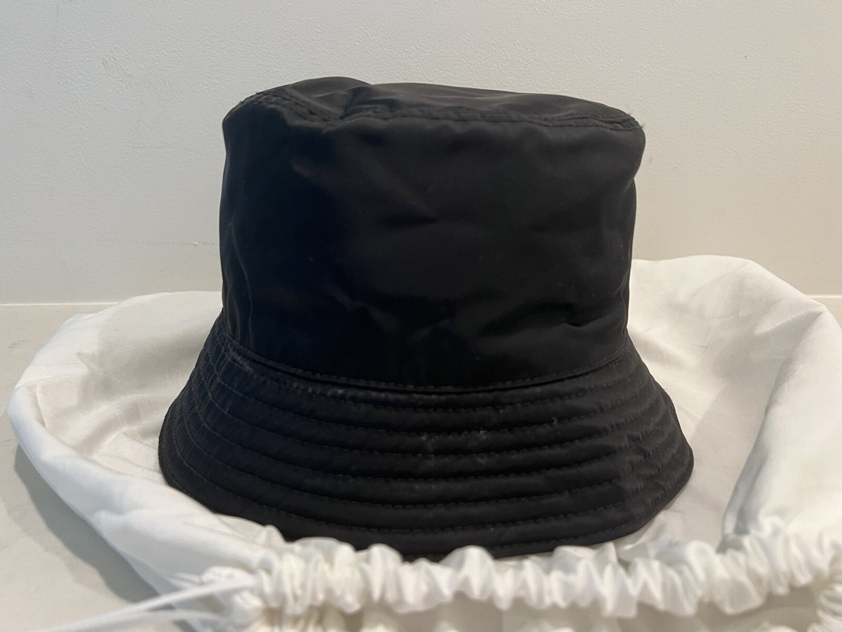 Prada Black Nylon Bucket Hat S | eBay