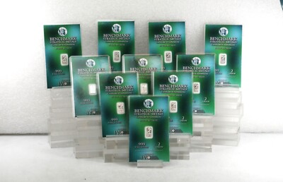 #ad SILVER BARS 999 FINE BULLION 10 PAK OF GREAT STOCKING STUFFERS 4d $24.19