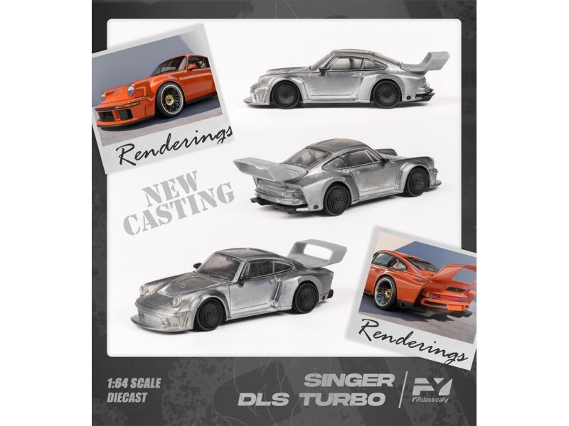 Prosche Signer PORSCHE Singer DLS Turbo - orange - FinClassically 1:64 | eBay