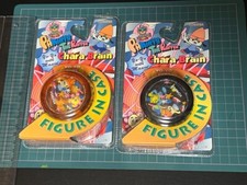 "UNOPENED" Parappa The Rapper YOMEGA Chara Brain Yoyo Yo-yo 1996 2 Set