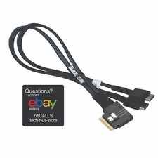 Supermicro CBL-SAST-0817 36CM SLIMLINE SAS x8 LA to 2x Oculink x4 INT Cable