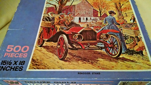 ROADSIDE STAND PUZZLE VINTAGE WHITMAN DELUXE GUILD #4615 SER 227 500 PC UNWORKED - Picture 8 of 9