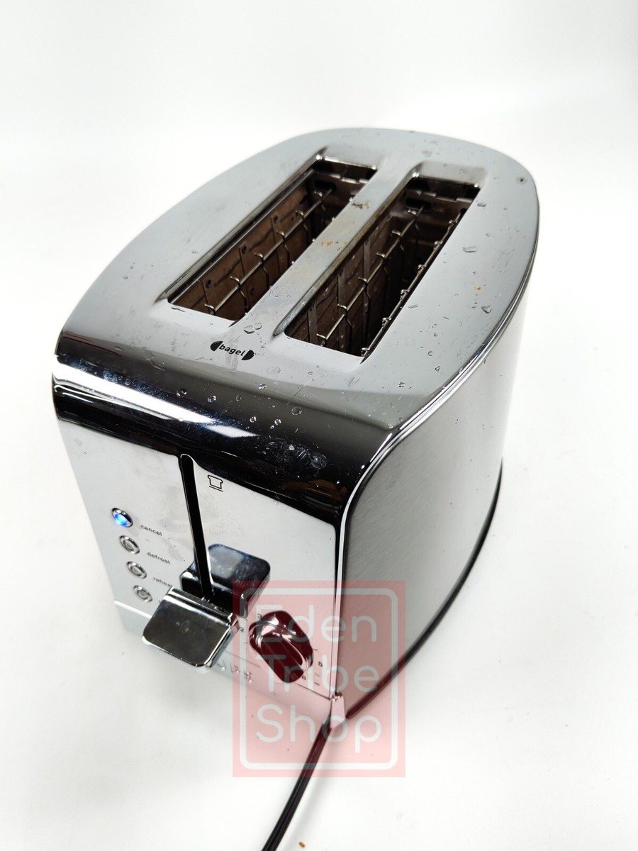 Krups Silver Toaster Slice Temperature Settings Model 2S