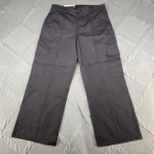 Social Standard by Sanctuary Ladies Portside Cargo Crop Pant Size L Washed Black