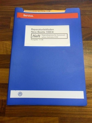 VW Reparaturleitfaden New Beetle 1999 Eigendiagnose Automatisches Getriebe 01M