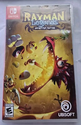 Rayman Legends Definitive Edition Nintendo Switch Tested Working Fast Shipping