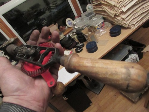 excellent england stanley chapman vintage hand drill multiplier tool - Picture 7 of 19