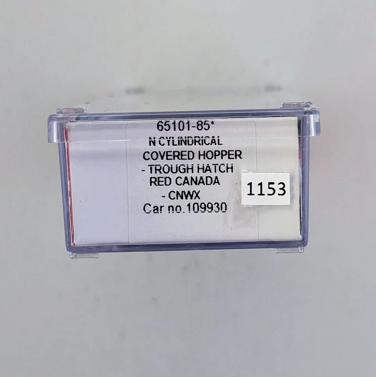 InterMountain 65101-85 thru 90 Lot of 6 N Scale Cylindrical Hopper-Red Canada - Image 3 of 3