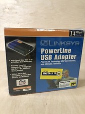 Linksys PowerLine USB Adapter PLUSB10 New Factory Sealed 14Mbps Plug and Play