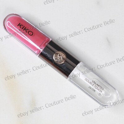 Italy Milano Unlimited Double Touch 119 ROSE PINK Liquid Lipstick Gloss NWOB