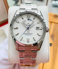 Orient Star Silver Dial Men's Watch Automatic Sapphire Crystal RK-AU0006S
