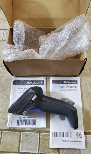 Datalogic Gryphon GD44XX Barcode Reader with Complete Box, Instruction No Cable
