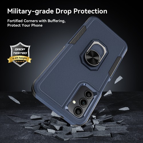 Custodia ad anello supporto cavalletto per Samsung Galaxy A14 A54 5G antiurto - Foto 38 di 53