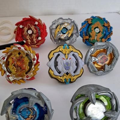 Beyblade Mixed Lot 8 Tops & 4 Launchers 2017/2018 Vietnam Tomy Hasbro