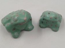 Pair of Vintage 1998 Emilia Castillo Frog Sterling Salt & Pepper Shakers