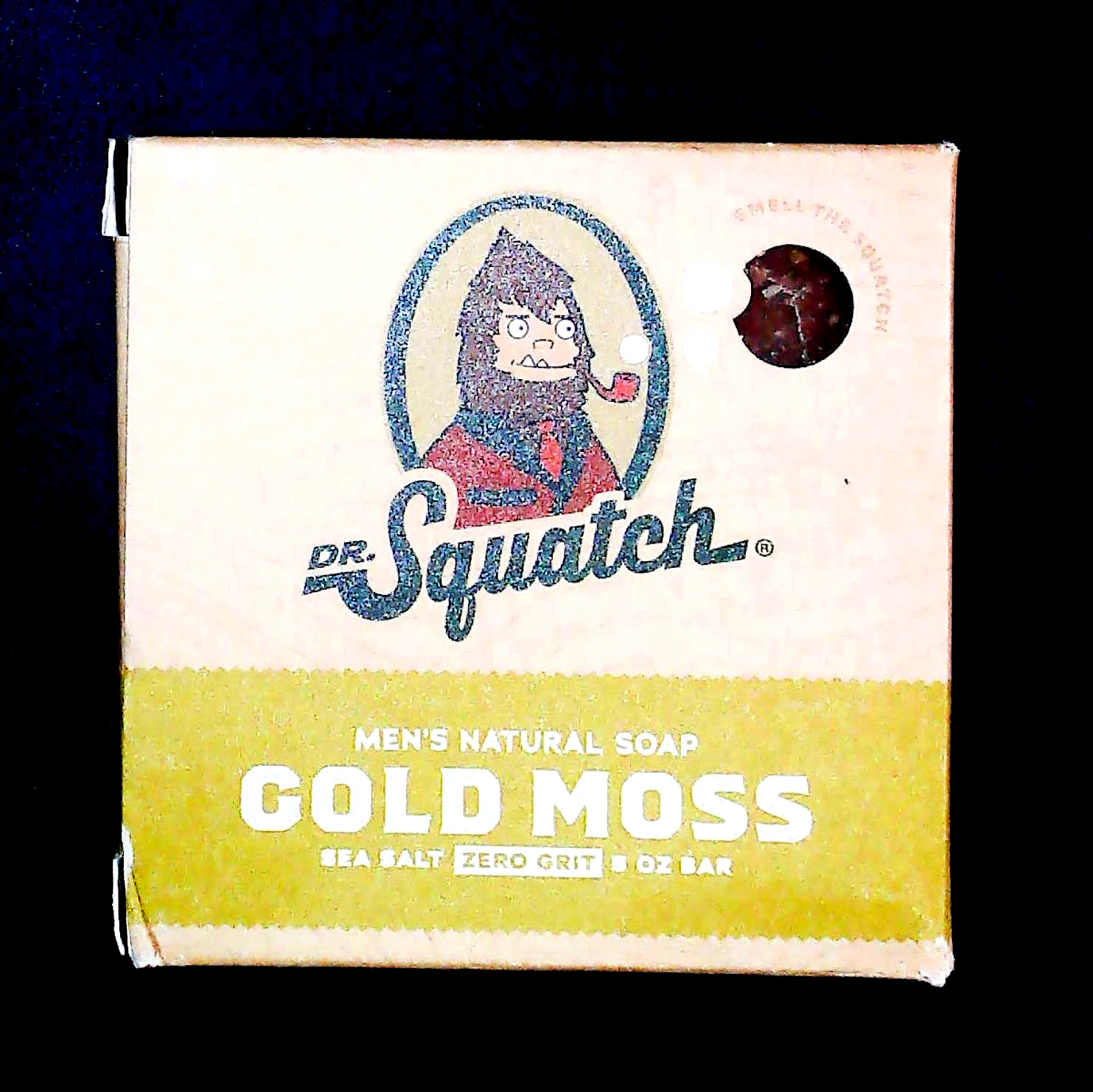 Dr. Squatch GOLD MOSS Men's Natural 5 oz Soap Bar Sea Salt Daily Use