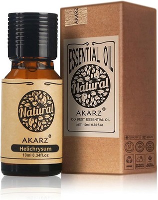 AKARZ Helichrysum Essential Oil Natural Organic Pure Premium Therapeutic Helichr