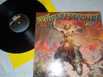 MOLLY HATCHET BEATIN THE ODDS  LP VG+/VG+  PROMO