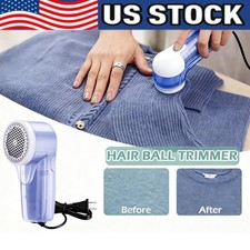 Electric Clothes Lint Pill Fluff Remover Fabrics Sweater Fuzz Shaver HouseholdUS