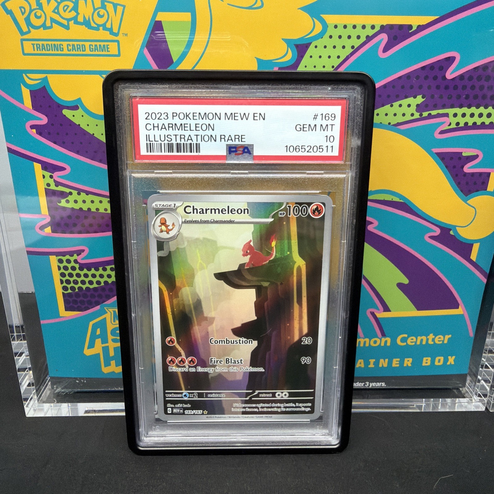 Charmeleon #169/165 - 2023 Pokemon Mew EN 151 - GEM Mint PSA 10