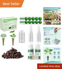 Complete Indoor Hydroponics Kit: 128 Pods, Nutrients, and Grow Sponges Included 26.99 per gallon