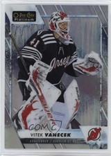 2023-24 O-Pee-Chee Platinum Arctic Freeze 8/99 Vitek Vanecek #64 5ya