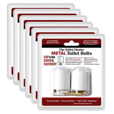 Metal Toilet Master Bolts 6-Pack 